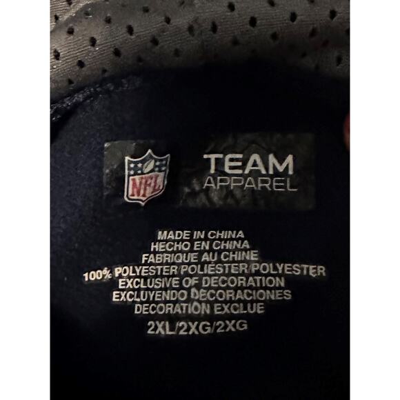 Los Angeles Rams Synthetic Gridirion 5 NFL Hoodie Sweatshirt Pullover 2XL - Picture 5 of 5